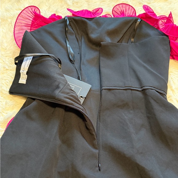 NWT leena for Mac Duggal 49642 Strapless Ruffle Dress - Size 2 - Picture 6 of 9